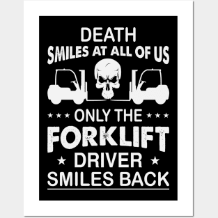 Funny Forklift Operator Saying Warehouse Posters and Art